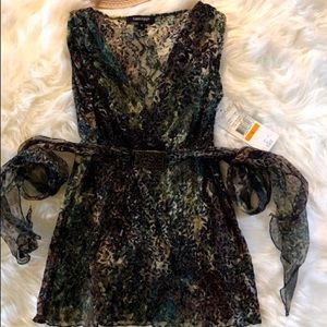 Mixed Greens Tank with Sash #71